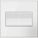 Legrand AWM2GMW4 Adorne Gang Wall Plate, White Alternate Image 1