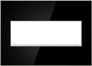 adorne® AWM3GMB4 Mirror Black Three-Gang Screwless Wall Plate Main Image.jpg