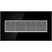 Legrand AWM4GMB4 Adorne Gang Wall Plate, Black Alternate Image 1