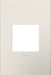 Legrand AWP1G2LA6 Adorne Gang Wall Plate, Satin Light Almond Main Image