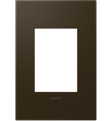 adorne® AWP1G3BR4 Bronze One-Gang-Plus Screwless Wall Plate Main Image.jpg