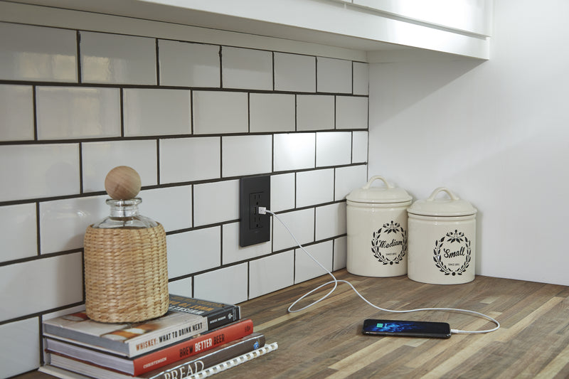 adorne® AWP1G3GR4 Graphite One-Gang-Plus Screwless Wall Plate with Microban® Alternate Image 4.jpg