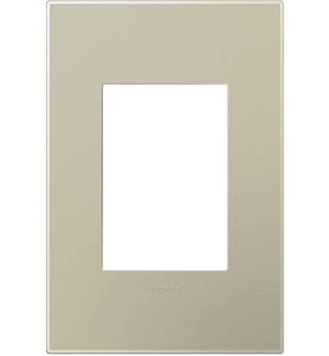 adorne® AWP1G3TM4 Titanium One-Gang-Plus Screwless Wall Plate Main Image.jpg