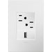 Legrand AWP1G3WH4 Adorne Gang Wall Plate, White Alternate Image 1