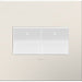 Legrand AWP2GLA4 Adorne Gang Wall Plate, Satin Light Almond Alternate Image 1