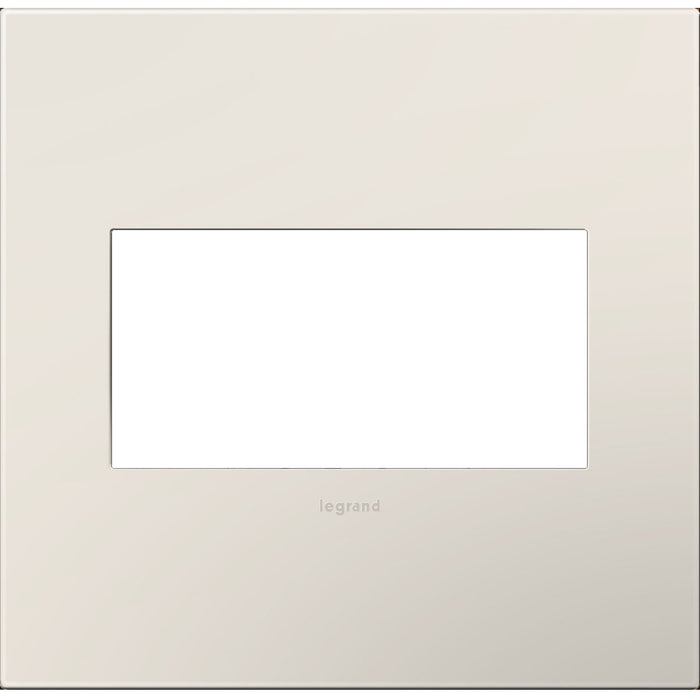 Legrand AWP2GLA4 Adorne Gang Wall Plate, Satin Light Almond Main Image