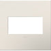 Legrand AWP2GLA4 Adorne Gang Wall Plate, Satin Light Almond Main Image