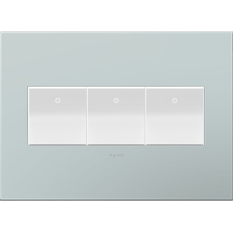 adorne® AWP3GBL4 Pale Blue Three-Gang Screwless Wall Plate Alternate Image.jpg