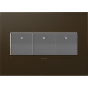 adorne® AWP3GBR4 Bronze Three-Gang Screwless Wall Plate Alternate Image.jpg