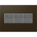 Legrand AWP3GBR4 Adorne Gang Wall Plate, Bronze Alternate Image 1