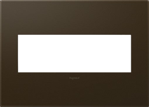 adorne® AWP3GBR4 Bronze Three-Gang Screwless Wall Plate Main Image.jpg