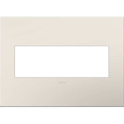 Legrand AWP3GLA4 Adorne Gang Wall Plate, Satin Light Almond Main Image