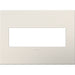 Legrand AWP3GLA4 Adorne Gang Wall Plate, Satin Light Almond Main Image