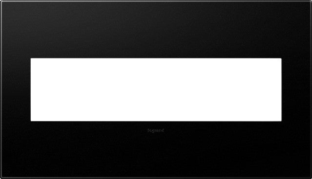 adorne® AWP4GGR4 Graphite Four-Gang Screwless Wall Plate with Microban® Main Image.jpg