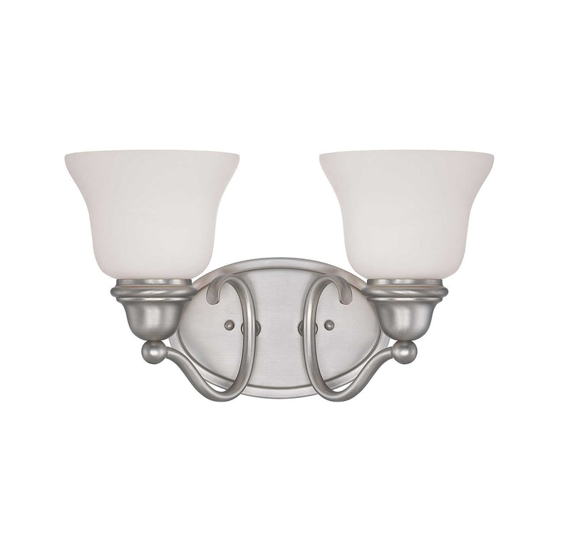 Savoy House 8-6837-2-69 Two Light Bath Bar, Pewter