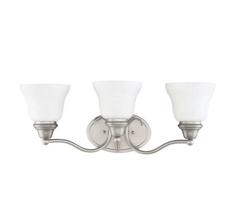 Savoy House 8-6837-3-69 Three Light Bath Bar, Pewter (2)