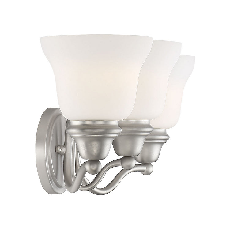 Savoy House 8-6837-3-69 Three Light Bath Bar, Pewter (5)