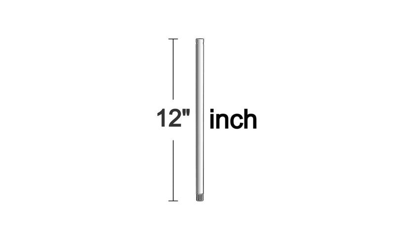 Visual Comfort Fan DR12PN Universal Downrod, Polished Nickel Main Image.jpg