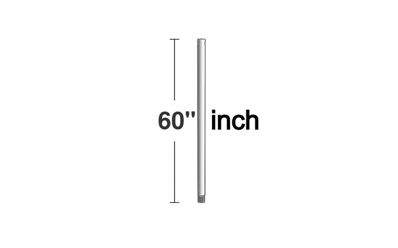 Visual Comfort Fan DR60PN Universal Downrod, Polished Nickel Main Image.jpg