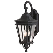 Generation Lighting OL5402BK Cotswold Lane Three Light Outdoor Fixture, Black Main Image.jpg