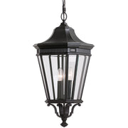 Generation Lighting OL5412BK Cotswold Lane Three Light Outdoor Fixture, Black Main Image.jpg