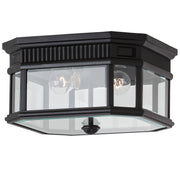 Generation Lighting OL5413BK Cotswold Lane Two Light Outdoor Fixture, Black Main Image.jpg