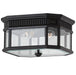 Generation Lighting OL5413BK Cotswold Lane Two Light Outdoor Fixture, Black Main Image.jpg