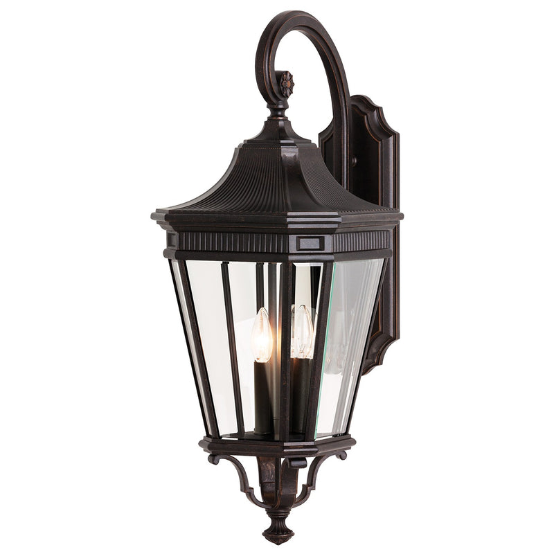 Generation Lighting OL5404GBZ Cotswold Lane Three Light Outdoor Fixture, Grecian Bronze Main Image.jpg
