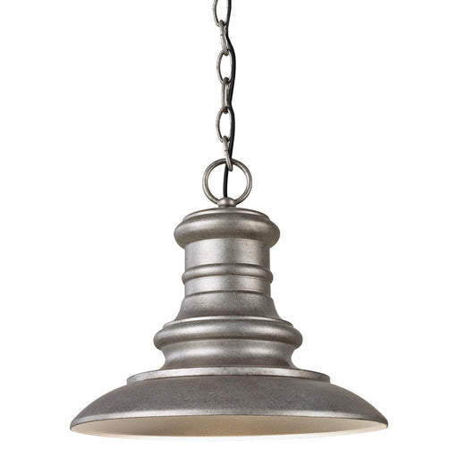 Generation Lighting OL8904TRD Redding Station One Light Outdoor Pendant, Tarnished Silver Main Image.jpg