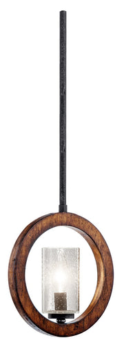 Kichler 43189AUB One Light Mini Pendant/Wall, Auburn Stained (2)