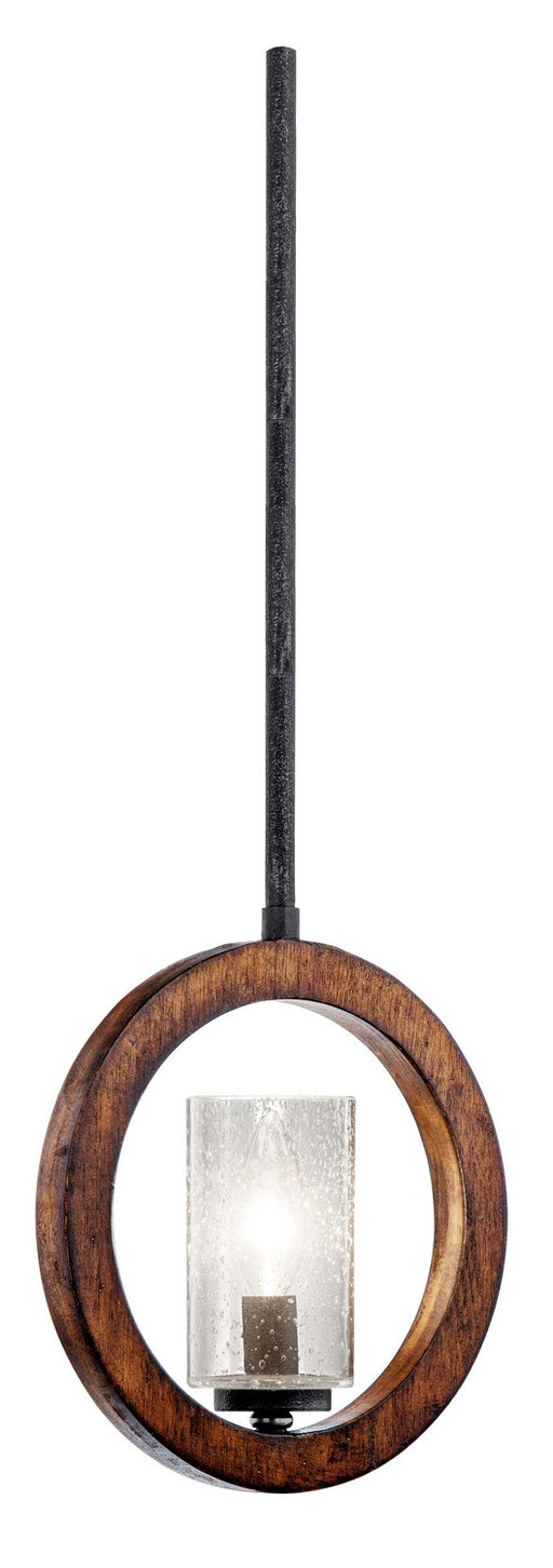 Kichler 43189AUB One Light Mini Pendant/Wall, Auburn Stained (2)