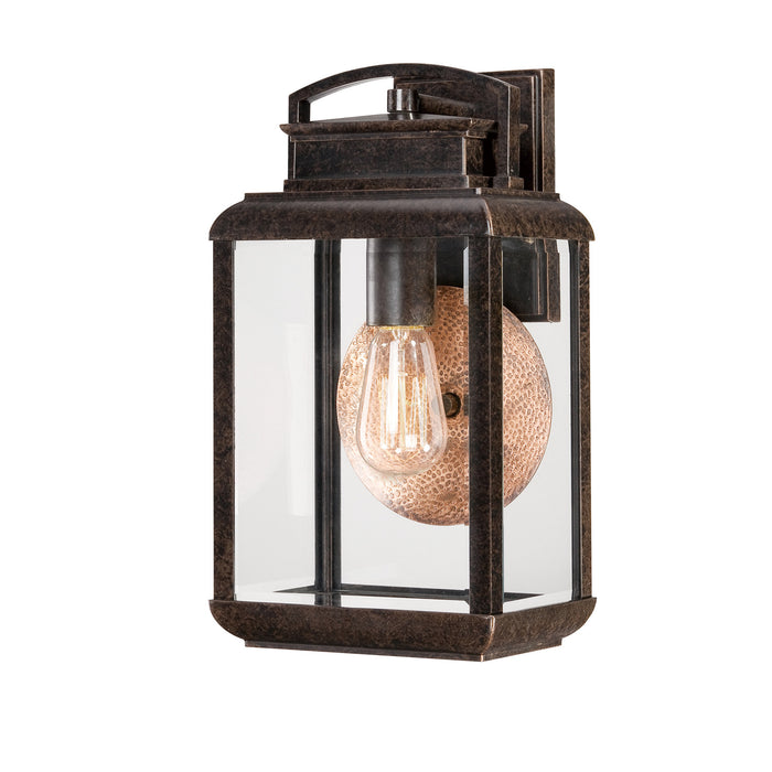 Quoizel BRN8408IB Byron One Light Outdoor Wall Lantern, Imperial Bronze Main Image.jpg