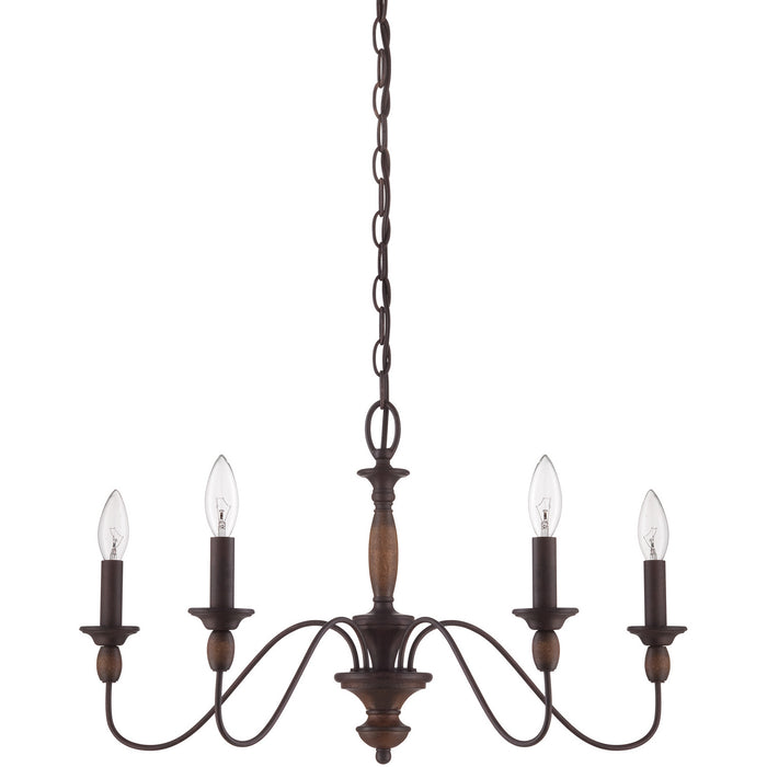 Quoizel HK5005TC Holbrook Five Light Chandelier, Tuscan Brown Alternate Image.jpg