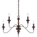 Quoizel HK5005TC Holbrook Five Light Chandelier, Tuscan Brown Alternate Image 2.jpg