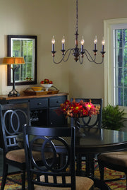 Quoizel HK5005TC Holbrook Five Light Chandelier, Tuscan Brown Alternate Image 6.jpg
