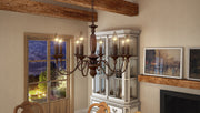 Quoizel HK5008TC Holbrook Eight Light Chandelier, Tuscan Brown Alternate Image.jpg
