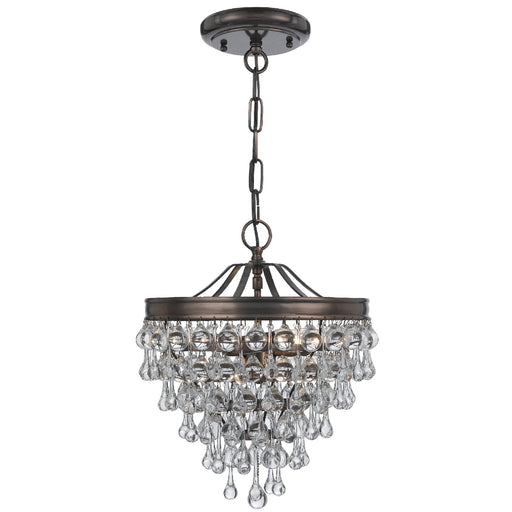 Crystorama 130-VZ Calypso Three Light Mini Chandelier Vibrant Bronze Alternate Image.jpg