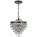 Crystorama 130-VZ Calypso Three Light Mini Chandelier Vibrant Bronze Alternate Image.jpg