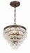 Crystorama 130-VZ Calypso Three Light Mini Chandelier Vibrant Bronze Alternate Image 4.jpg