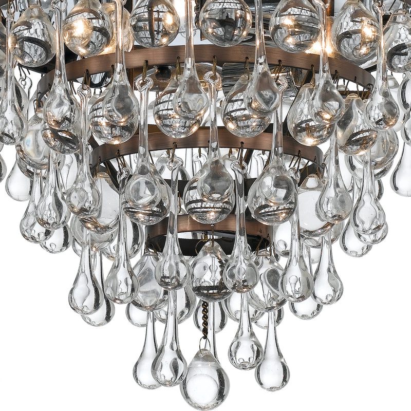 Crystorama 135-VZ Calypso Three Light Flush Mount Vibrant Bronze Alternate Image 2.jpg