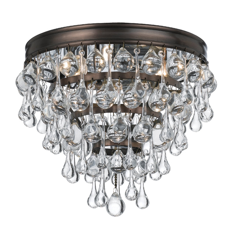 Crystorama 135-VZ Calypso Three Light Flush Mount Vibrant Bronze Main Image.jpg