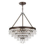 Crystorama 136-VZ Calypso Six Light Chandelier Vibrant Bronze Alternate Image.jpg