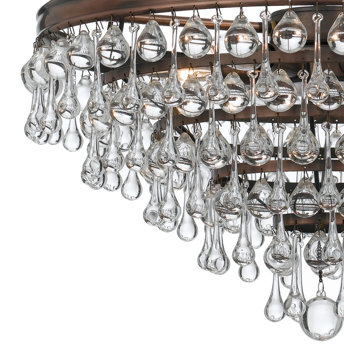Crystorama 136-VZ Calypso Six Light Chandelier Vibrant Bronze Alternate Image 2.jpg