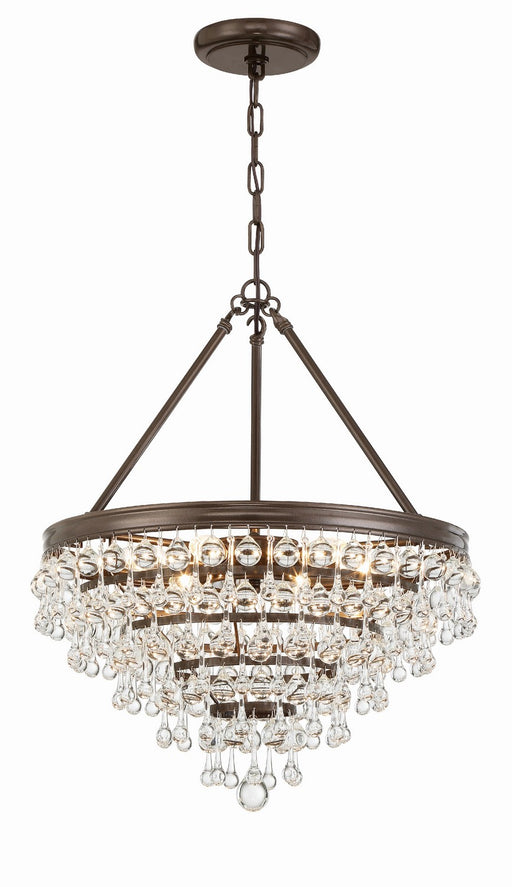 Crystorama 136-VZ Calypso Six Light Chandelier Vibrant Bronze Main Image.jpg