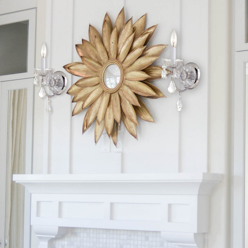 Crystorama 3221-CH-CL-MWP Imperial One Light Wall Sconce Polished Chrome Alternate Image 4.jpg