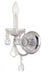 Crystorama 3221-CH-CL-S Imperial One Light Wall Sconce Polished Chrome Main Image.jpg