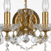 Crystorama 4452-GA-CL-MWP Filmore Two Light Wall Sconce Antique Gold Alternate Image 2.jpg