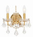 Crystorama 4452-GA-CL-MWP Filmore Two Light Wall Sconce Antique Gold Main Image.jpg