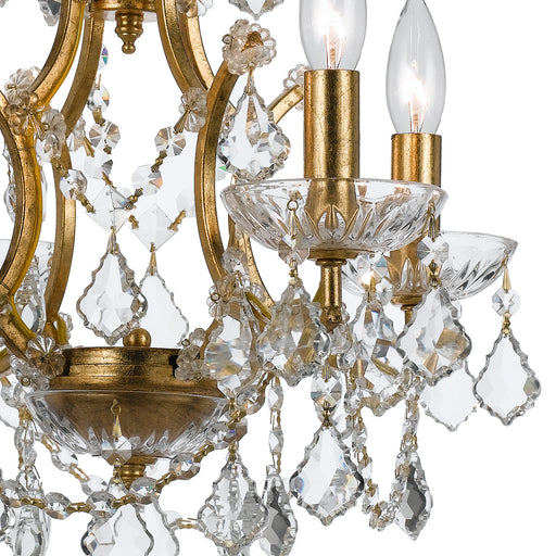 Crystorama 4454-GA-CL-S Filmore Four Light Mini Chandelier Antique Gold Alternate Image.jpg
