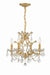Crystorama 4454-GA-CL-SAQ Filmore Four Light Mini Chandelier Antique Gold Main Image.jpg